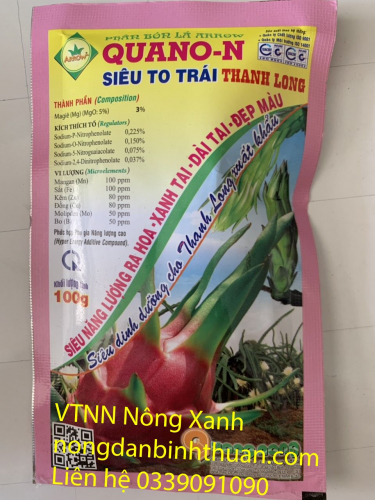QUANO-N SIÊU TO TRÁI THANH LONG - Quang Nông không lem